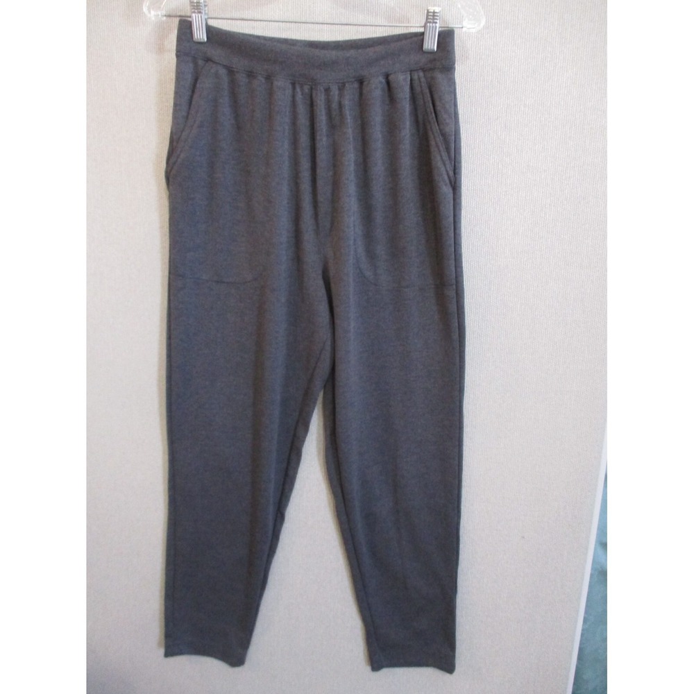 Woman Within Gray Pull On Pants Size 12WP Pockets